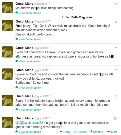 gucci twitter rant before prison|Gucci Mane’s Twitter Rant By The Numbers .